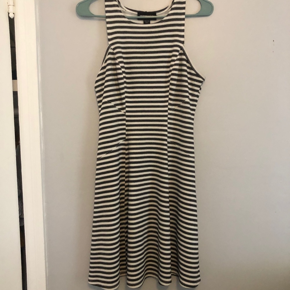 Cute black & white stripped dress